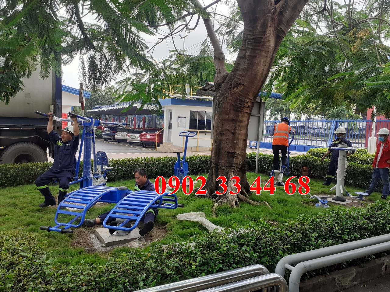 Dụng cụ thể thao ngoài trời lắp đặt ở biên Hòa 2