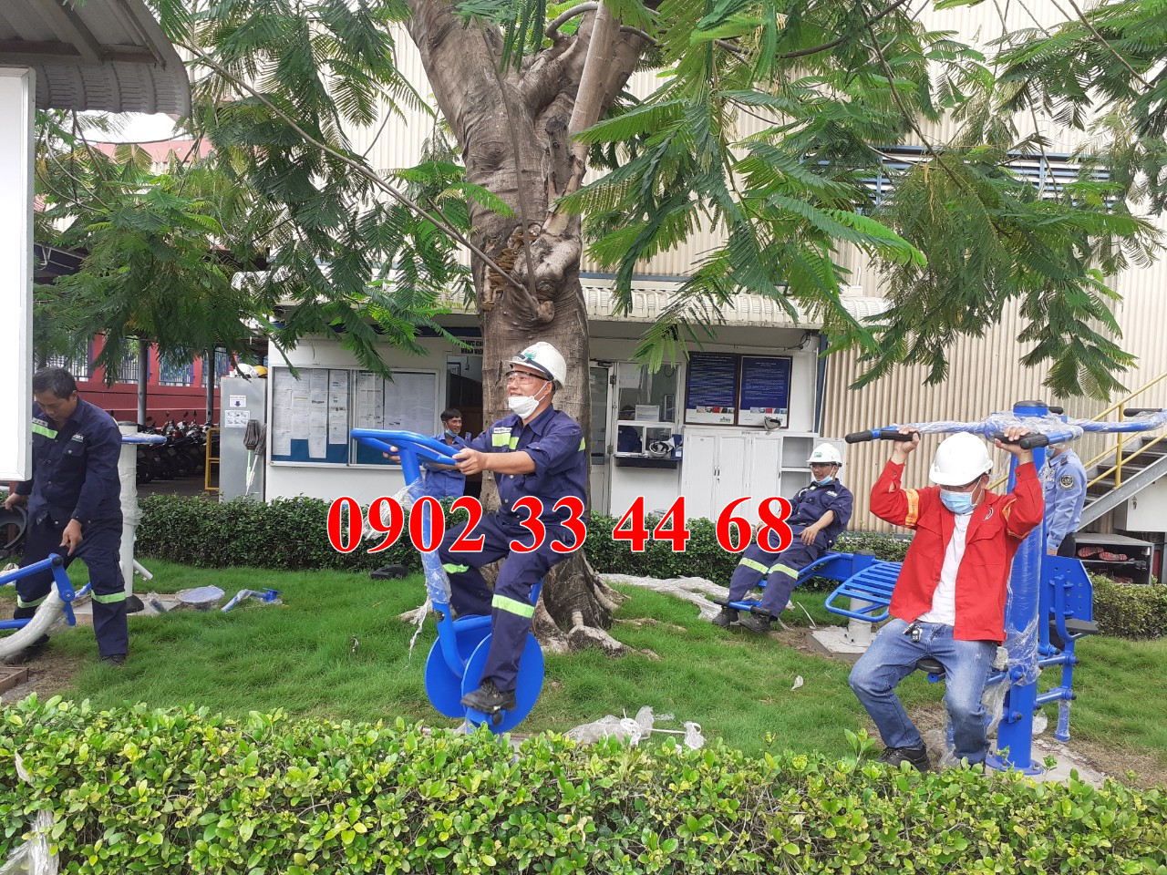 Dụng cụ thể thao ngoài trời lắp đặt ở Biên Hòa 3