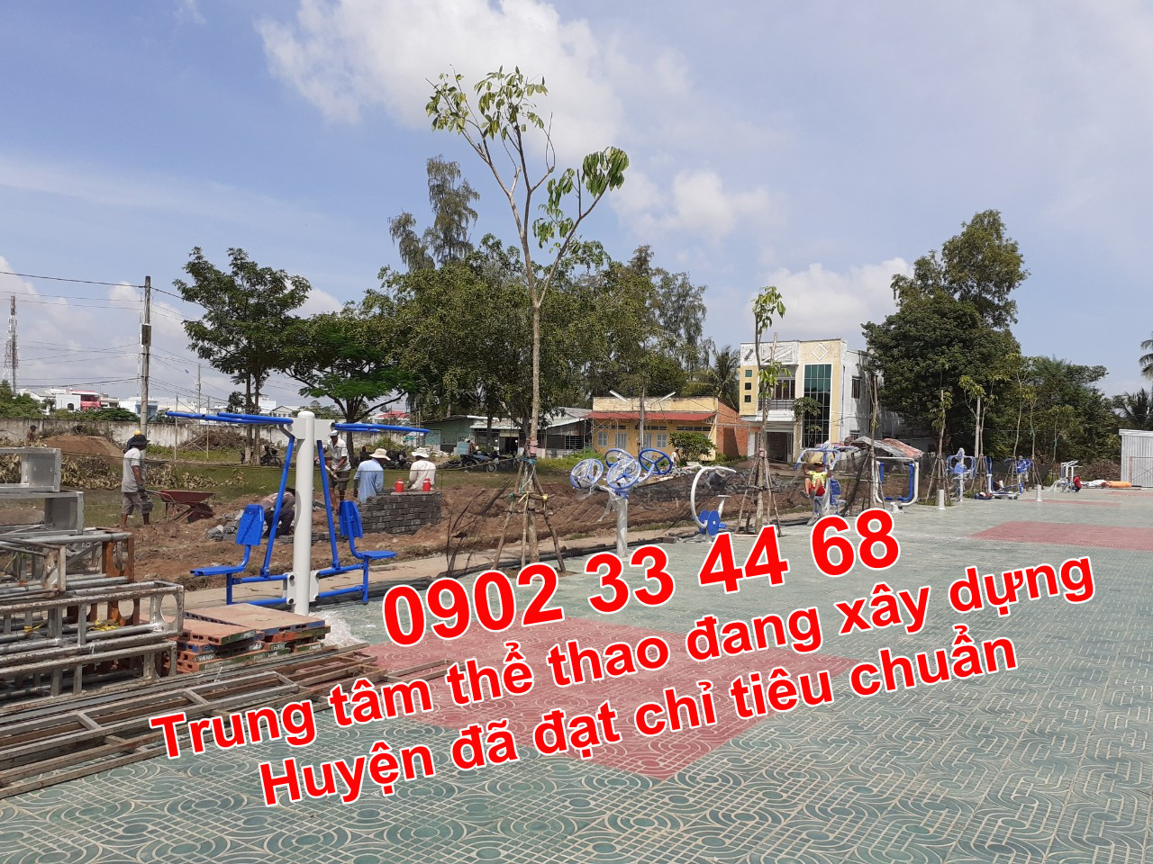 Nhóm Dụng Cụ Thể Thao Dùng Cho :  Nhà Văn Hóa - Khu Du Lịch - Công Viên ( Kích thước và Màu sơn tùy chọn )