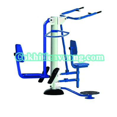 Dụng Cụ Thể Thao Ngoài Trời | Dụng cụ 3 trong 1: Kéo tay - Đạp chân - Xoay eo