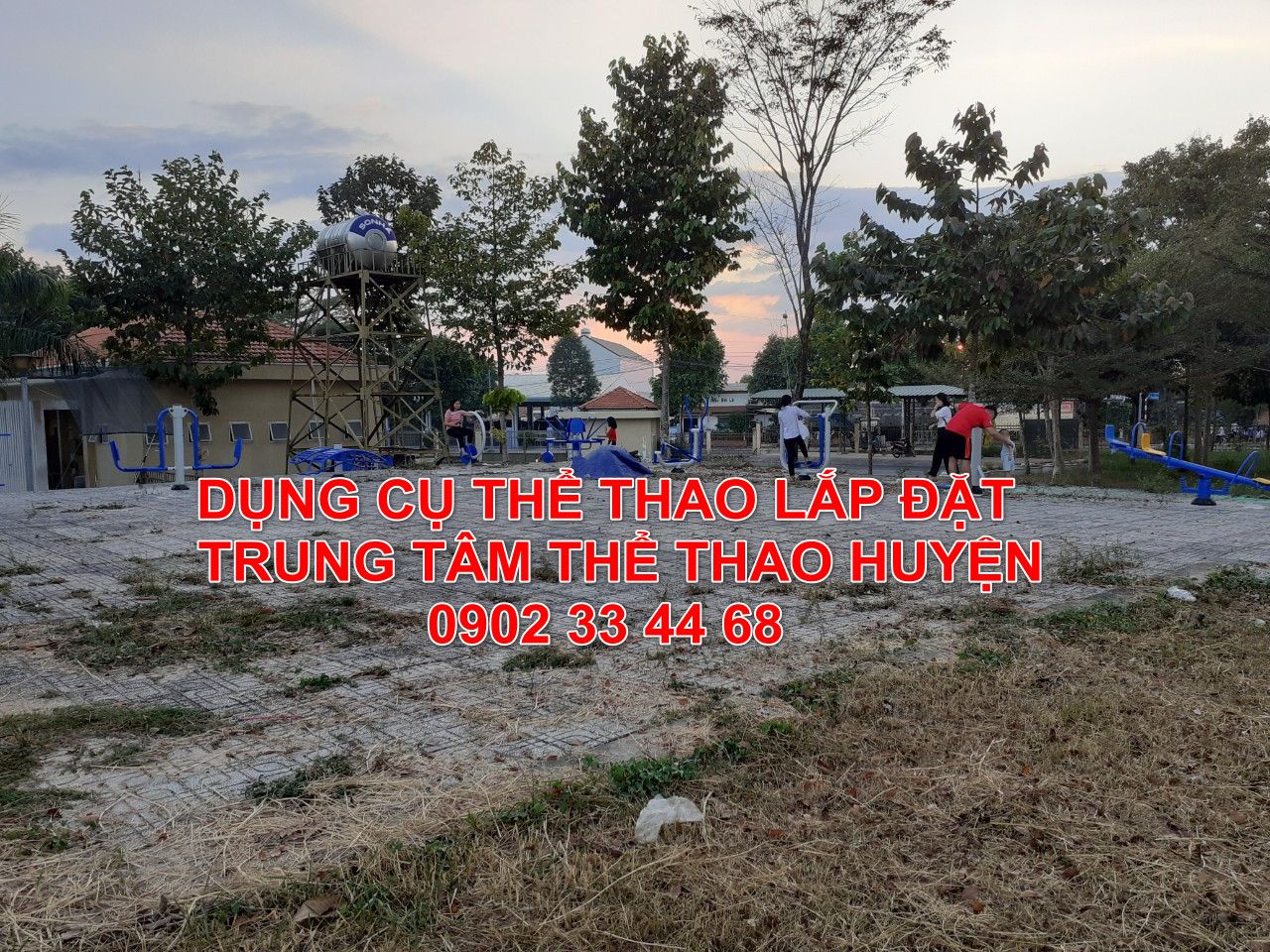 LẮP ĐẶT TẠI TRUNG TÂM THỂ THAO HUYỆN