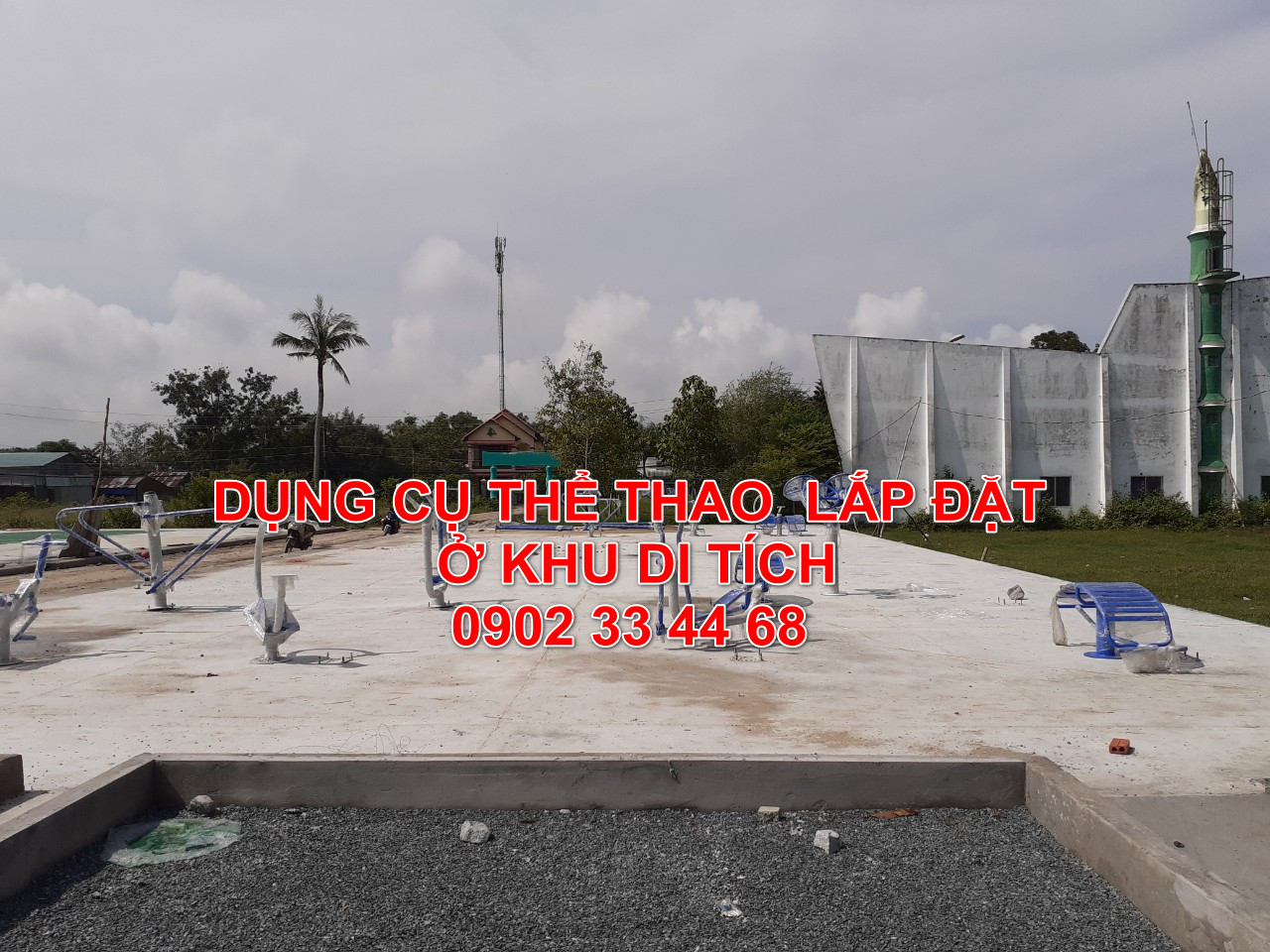DỤNG CỤ THỂ THAO LẮP ĐẶT CHO KHU DI TÍC