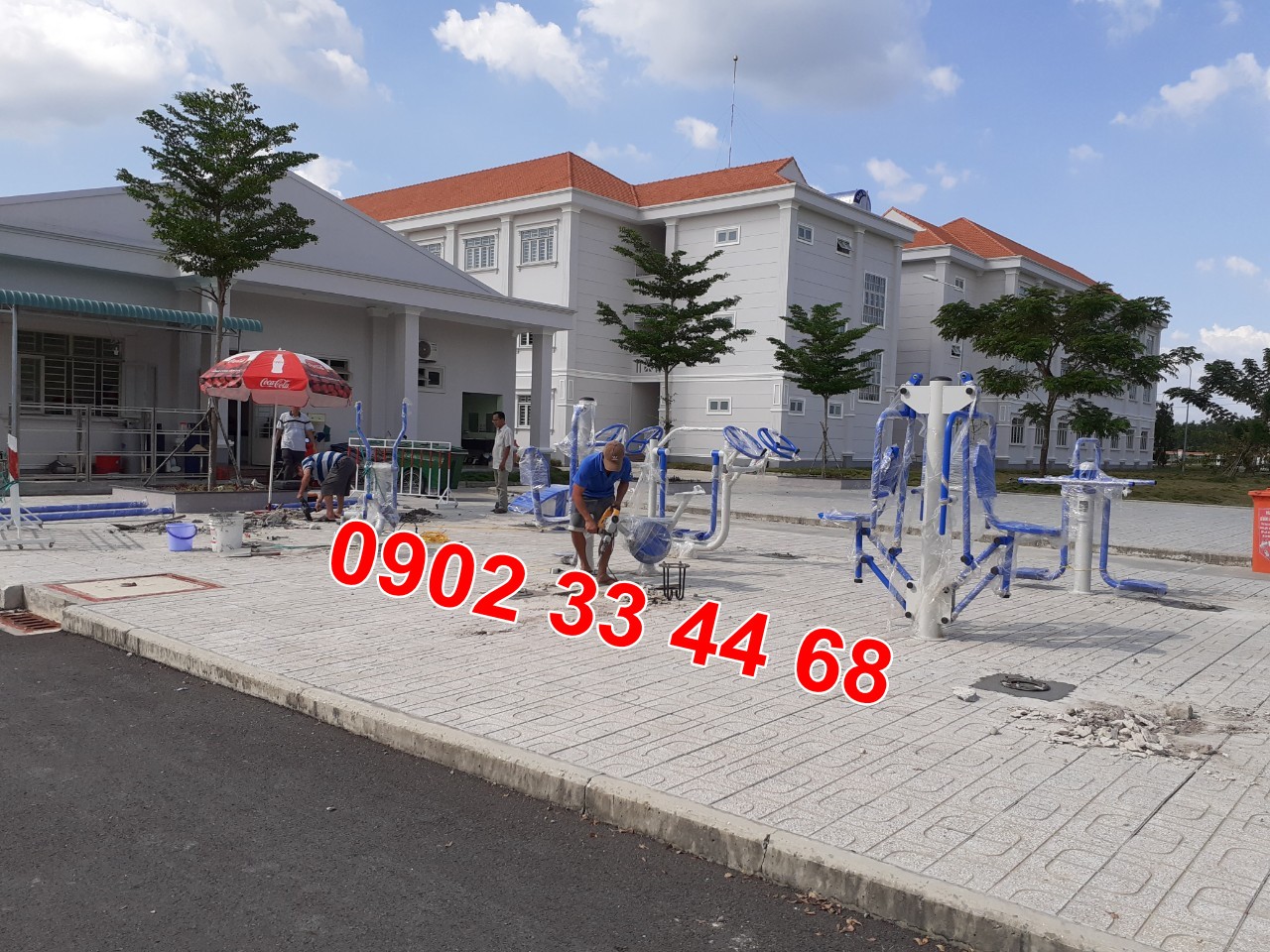 DỤNG CỤ THỂ THAO LẮP ĐẶT CHO TRƯỜNG CHUYÊN HOÀNG LÊ KHA TỈNH TÂY NINH