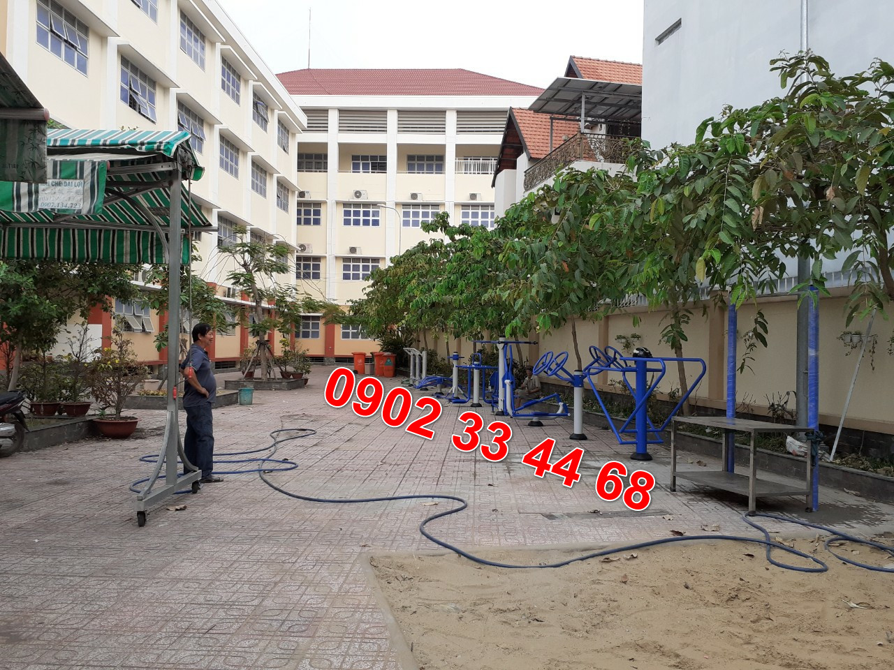 DỤNG CỤ THỂ THAO LẮP ĐẶT CHO TRƯỜNG HỌC